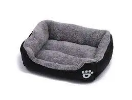 Лежанка - пуф для котів та собак Чорна M(47*35см) - Зображення 10