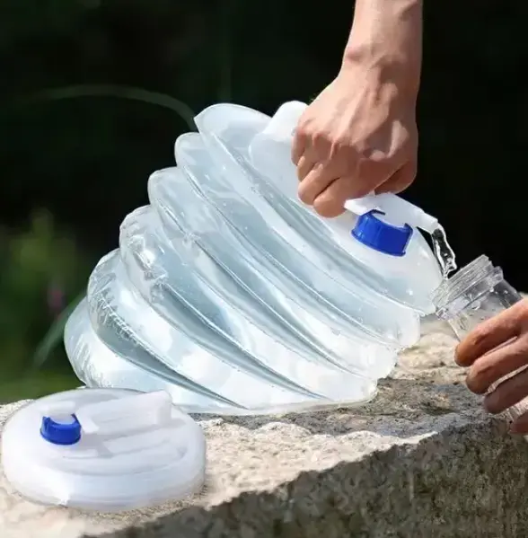 Складана каністра для води та харчових рідин 15л - Зображення 3