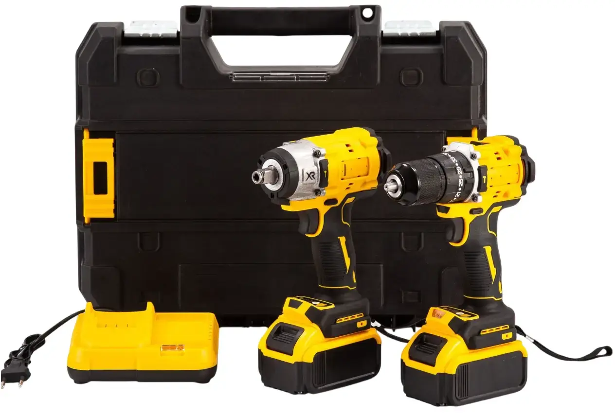 Набір акумуляторного інструменту в кейсі 2 в 1 Шуруповерт та гайковерт 21V - Зображення 3