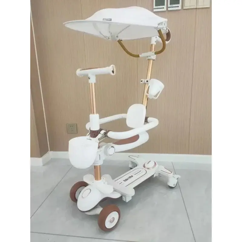 Дитячий багатофункціональний самокат-трансформер 5в1 із захисним бортиком - Зображення 7