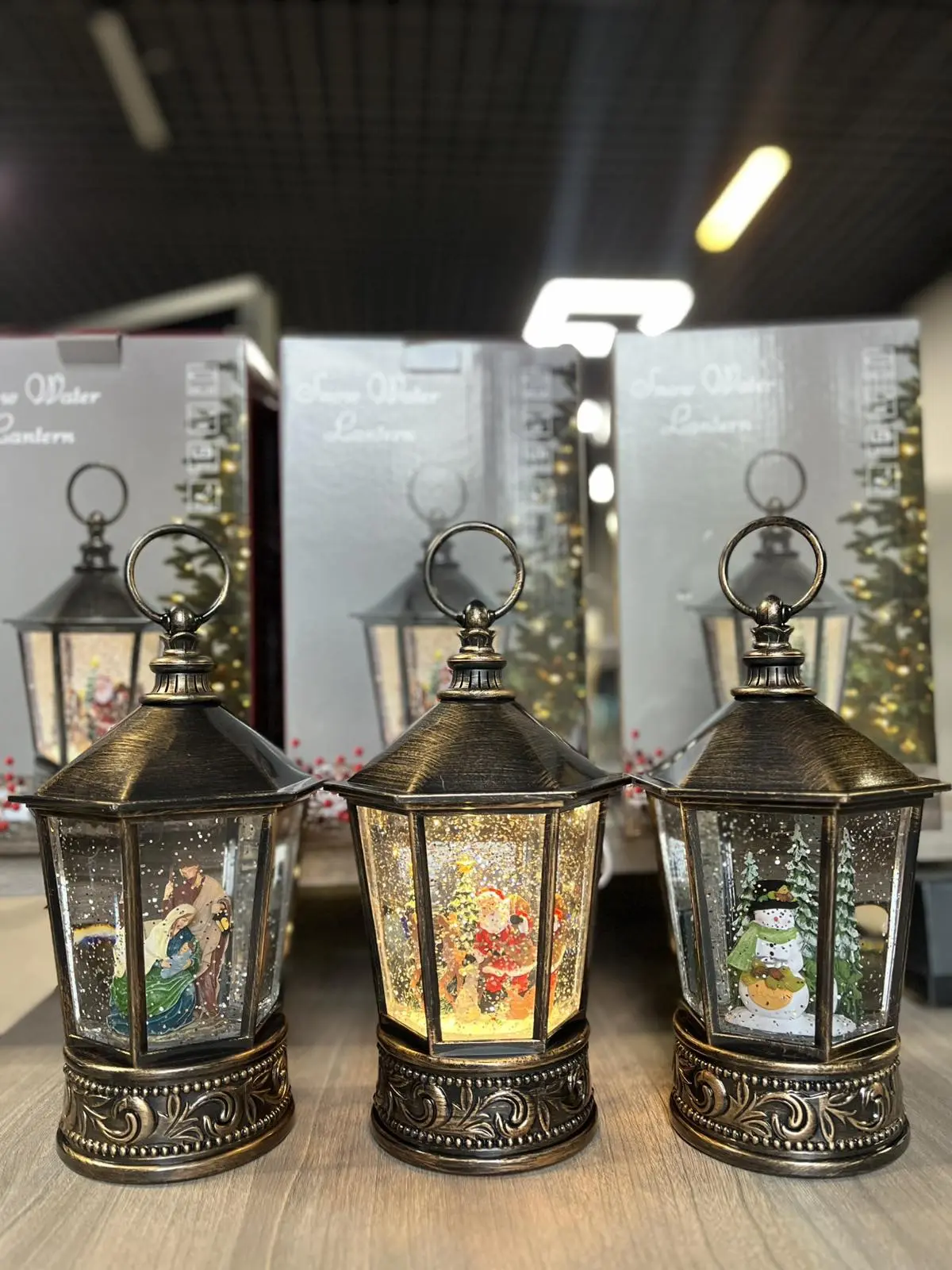 Різдвяна ніч Музичний новорічний ліхтар XMAS WDL 24077A - Зображення 5