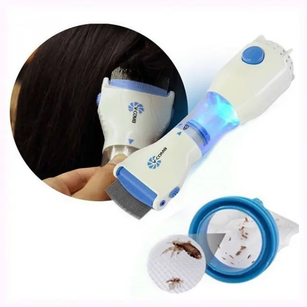 Гребінець електричний для видалення вошей та бліх V-Comb Licetec (TM-38) - Зображення 5