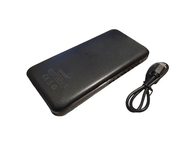Павер банк, Power Bank 10000 mAh з індикатором заряду, Asonic P10 - Зображення 2