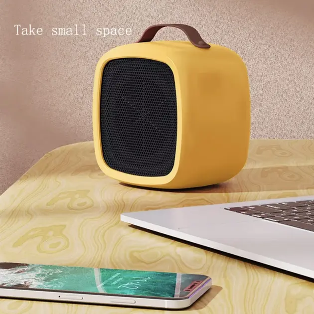 Портативний обігрівач від мережі, 500Вт, Настільний тепловентилятор / Електрообігрівач KRT-01 - Зображення 4