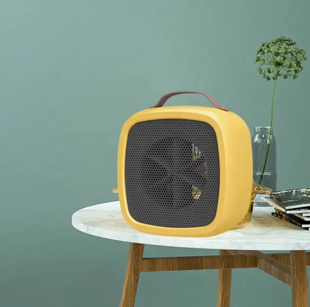 Портативний обігрівач від мережі, 500Вт, Настільний тепловентилятор / Електрообігрівач KRT-01 - Зображення 3