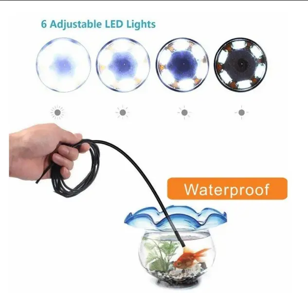 Камера Ендоскоп Android та PC Endoscope, гнучка USB-камера (100P) 2 м - Зображення 6