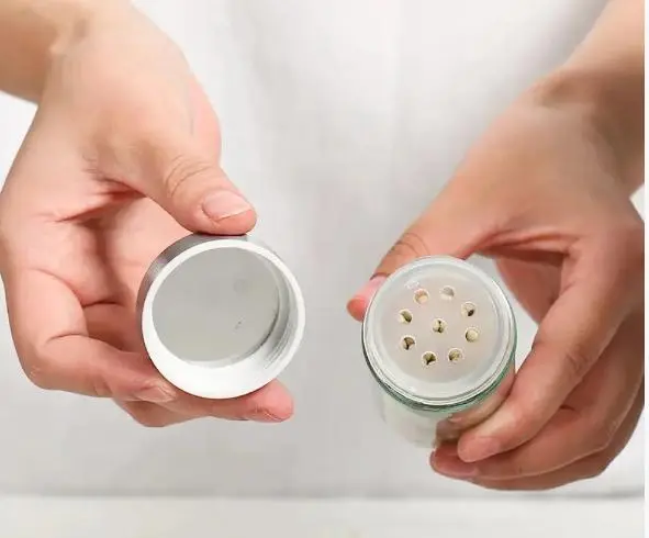 Карусель для спецій набір для спецій 16 ємностей Stainless steel and wood / органайзер для зберігання спецій - Зображення 2