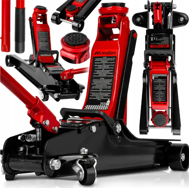 Домкрат гідравлічний підкатний 2.5т низькопрофільний 385мм - Зображення 4