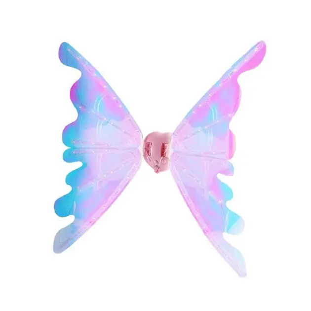 Світлодіодні крила феї-метелика, що рухаються з підсвічуванням та мелодіями на ремінцях для дівчинки Wings of Fairy 848 - Зображення 4