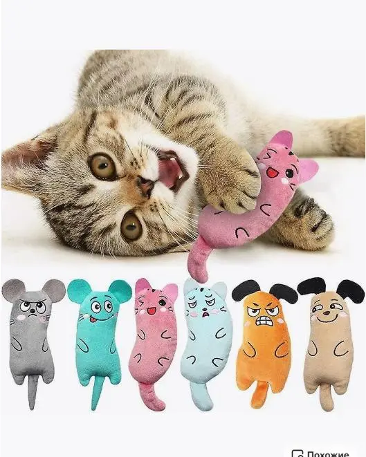 Іграшка для кішок мишка з м'ятою / Іграшки для кішок мишки з м'ятою AND-5275 - Зображення 2