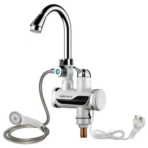 Нижнє підключення до води Проточний водонагрівач із душем