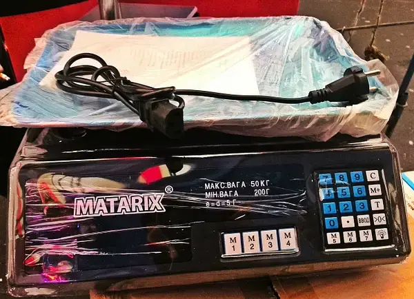 Ваги торговельні MATARIX MX-411 50кг - Зображення 5