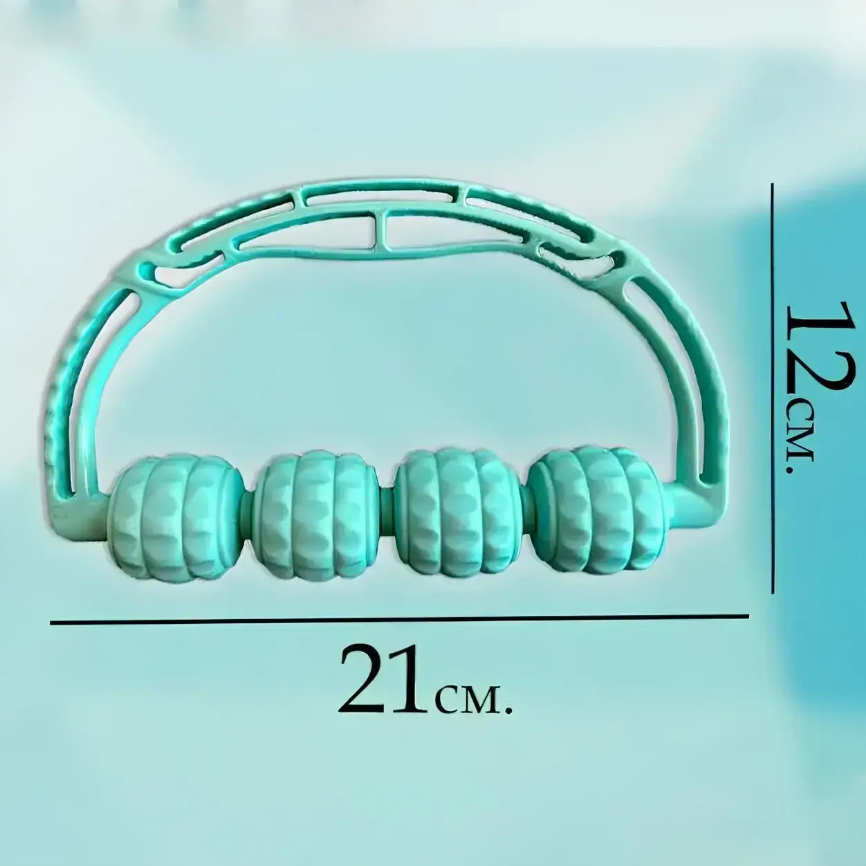 Антицелюлітний ручний масажер,роликовий масажер для тіла,портативний ролер для масажу AND948 - Зображення 3