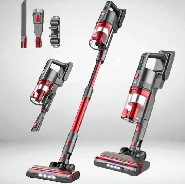 Вертикальний акумуляторний пилосос Rainberg 2500 Вт бездротовий, для прибирання, будинку - Зображення 2