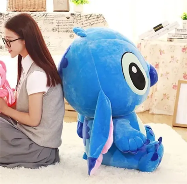 М'яка плюшева іграшка Стіч Блакитний 100 см - Зображення 4