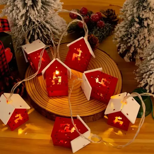 Новорічна гірлянда 3 м, 20 LED, тепле біле світло, USB - Зображення 4