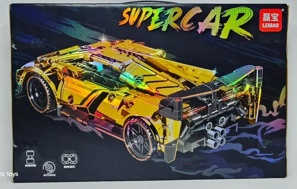 Конструктор LEIBAO автомобіль, Лего конструктор машина на пульті управління - Зображення 9