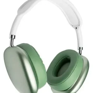 Зелені Бездротові повнорозмірні навушники Bluetooth Macaron P9 Max