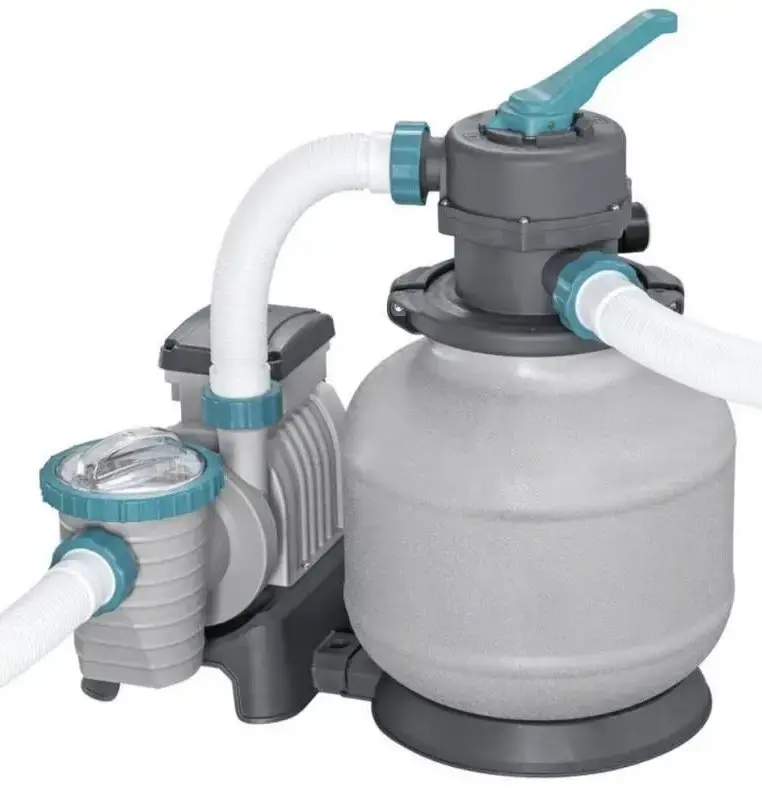 Каркасний круглий басейн 549х132 см на 26 000 л з фільтр-насосом, сходами, тентом Bestway 561KC - Зображення 4