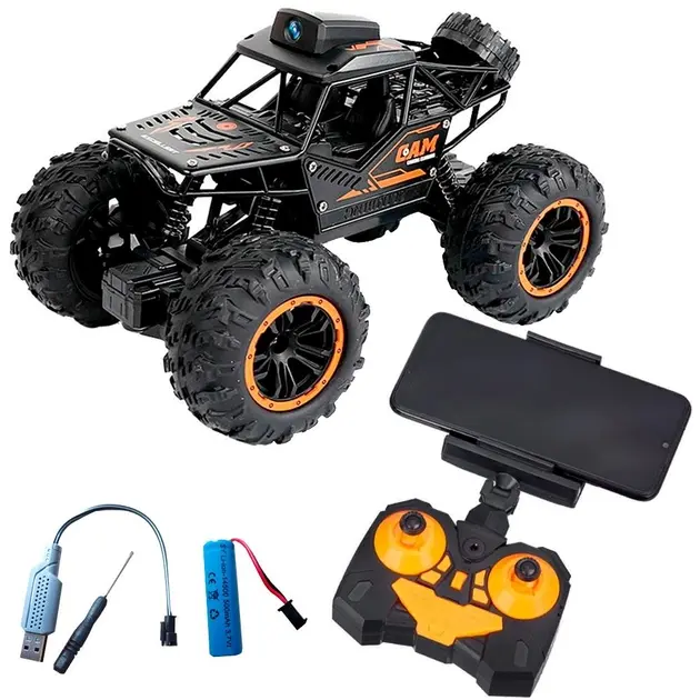 Радіокерована іграшка ZIPP Toys Машинка CAM баггі з камерою, чорний - Зображення 3