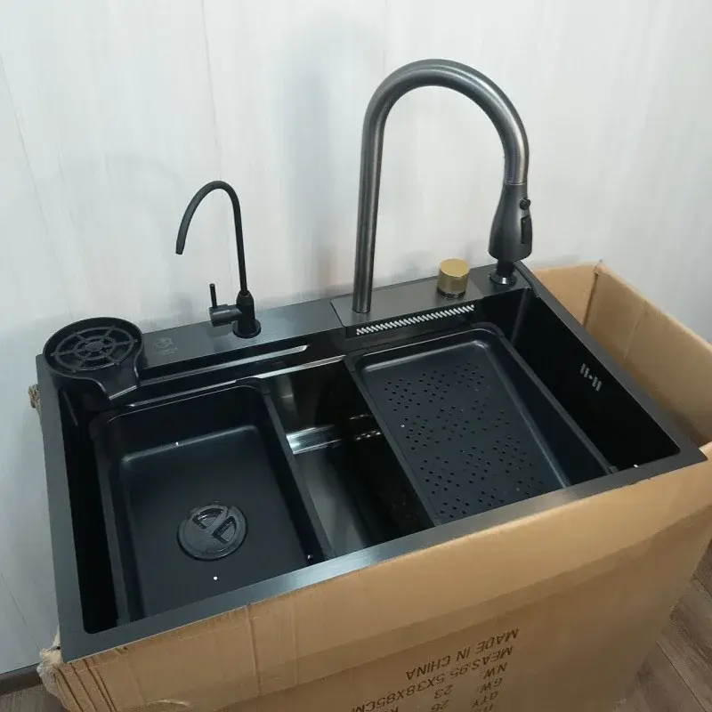 Кухонна раковина з нержавіючої сталі / Багатофункціональне миття VEN-125 - Зображення 2