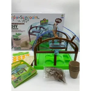 Ігровий набір теплиця для вирощування рослин з насінням та крапельним поливом Home made plant GREEN