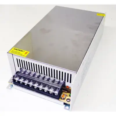 Блок живлення адаптер 12V 50A, з вентилятором / мережевий зарядний пристрій / імпульсний блок живлення - Зображення 4