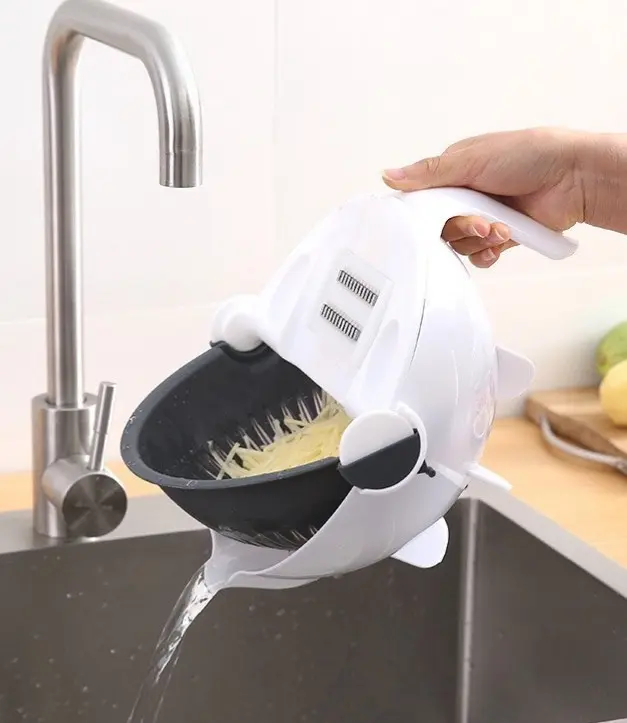 Овочерізка, мультислайсер, тертка basket vegetable cuter - Зображення 6