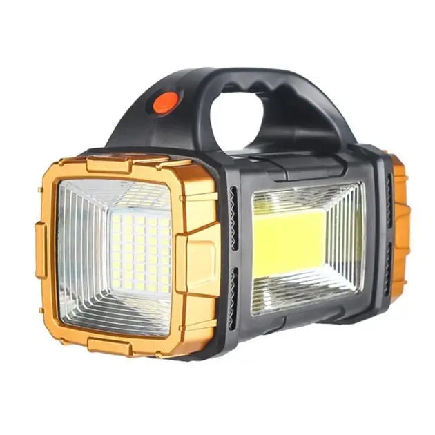 Переносний ліхтар із сонячною панеллю та повербанком 25Вт, 1500mAh GL-2289 / Ручний LED світильник - Зображення 2