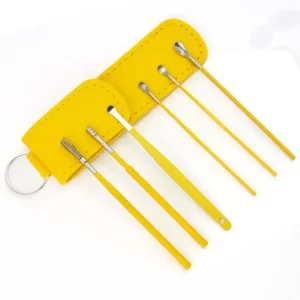 Багаторазові вушні палички з пружиною набір інструментів для очищення вух спіраль з футляром