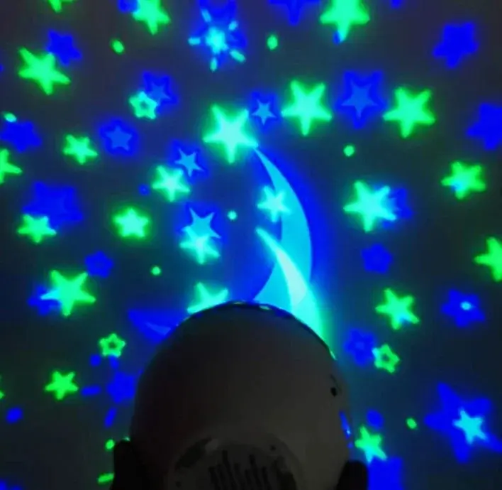 Дискошар-лазерна лампа Зіркове небо + Колонка XL-911 - Зображення 4