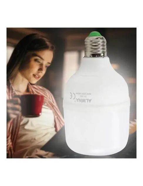 Лампочка для аварийного освещения, аккумуляторная Almina DL-030 , 30 Вт, Е27, до 3 часов работы - Зображення 2