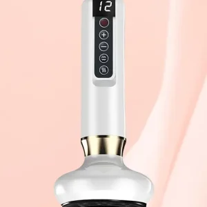 білий Вакуумний масажер для коригування фігури та антицелюлітного масажу з підігрівом