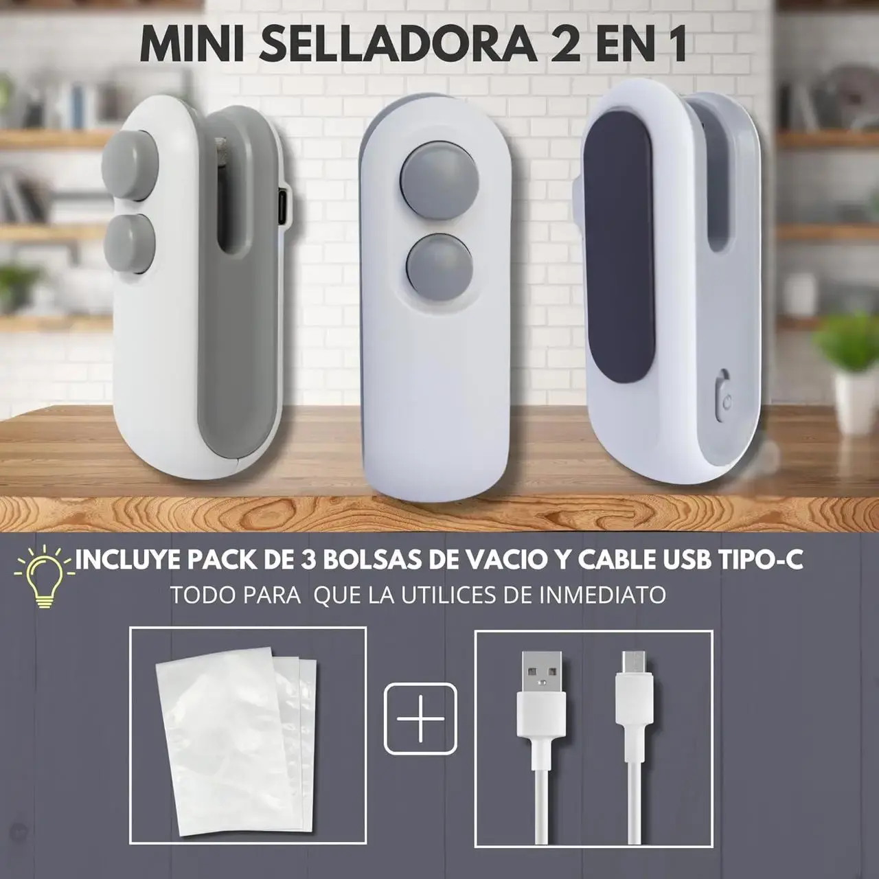 Універсальний міні-вакууматор пластикових пакетів для консервування продуктів харчування - Зображення 7