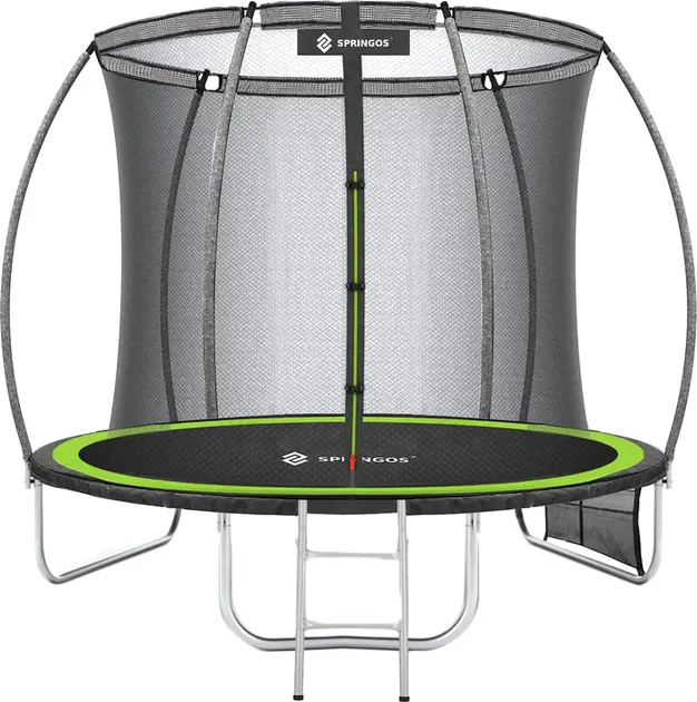Батут дитячий із внутрішньою сіткою (F10 305см диаметр ) X-045 - Зображення 5