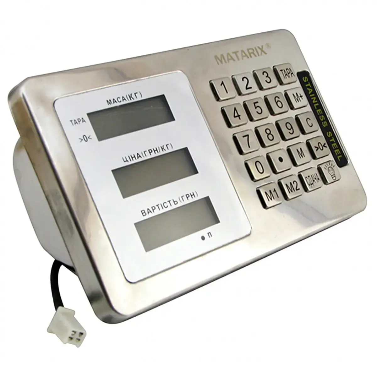 Ваги торговельні MATARIX MX-443W 600кг - Зображення 6