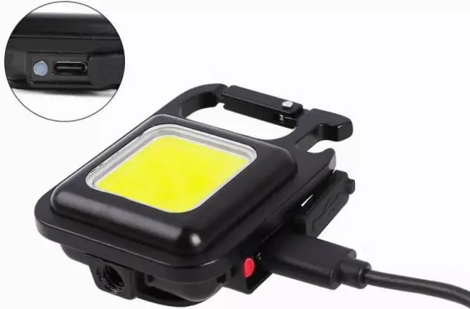 Багатофункціональний акумуляторний LED ліхтарик-брелок - Зображення 9