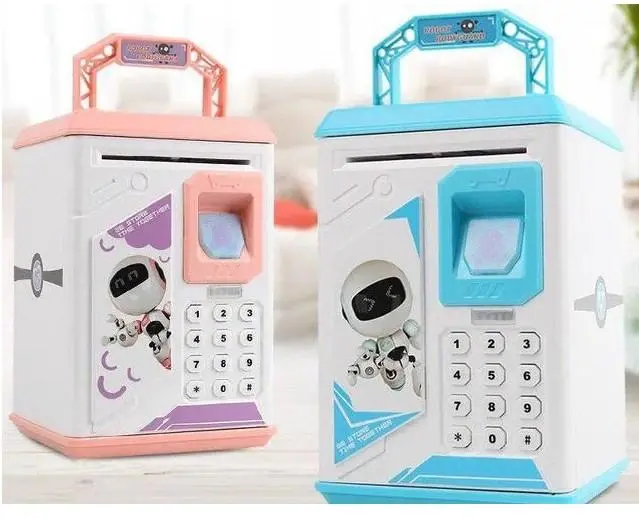 Електронна Скарбничка сейф з відбитком пальця та кодовим замком «BODYGUARD» + купюроприймач