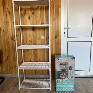 Полиця етажерка XL-1331 5 ярусів біла