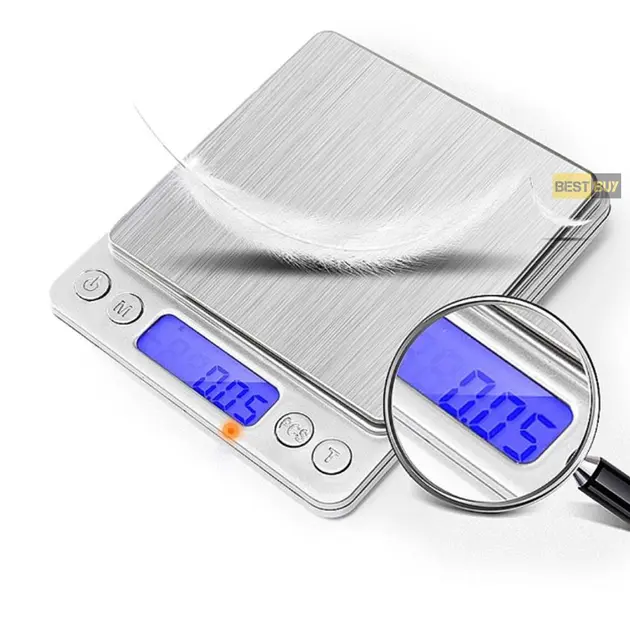 Електронні ювелірні ваги UKC Mh-267 3000гр з точністю 0.01 грам - Зображення 4