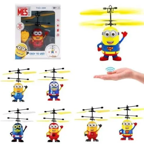 Дитяча іграшка Літаючий Міньйон з підсвічуванням - Зображення 3