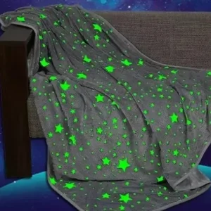 Сірий Дитячий плед-покривало Magic Blanket, що світиться в темряві 150*200