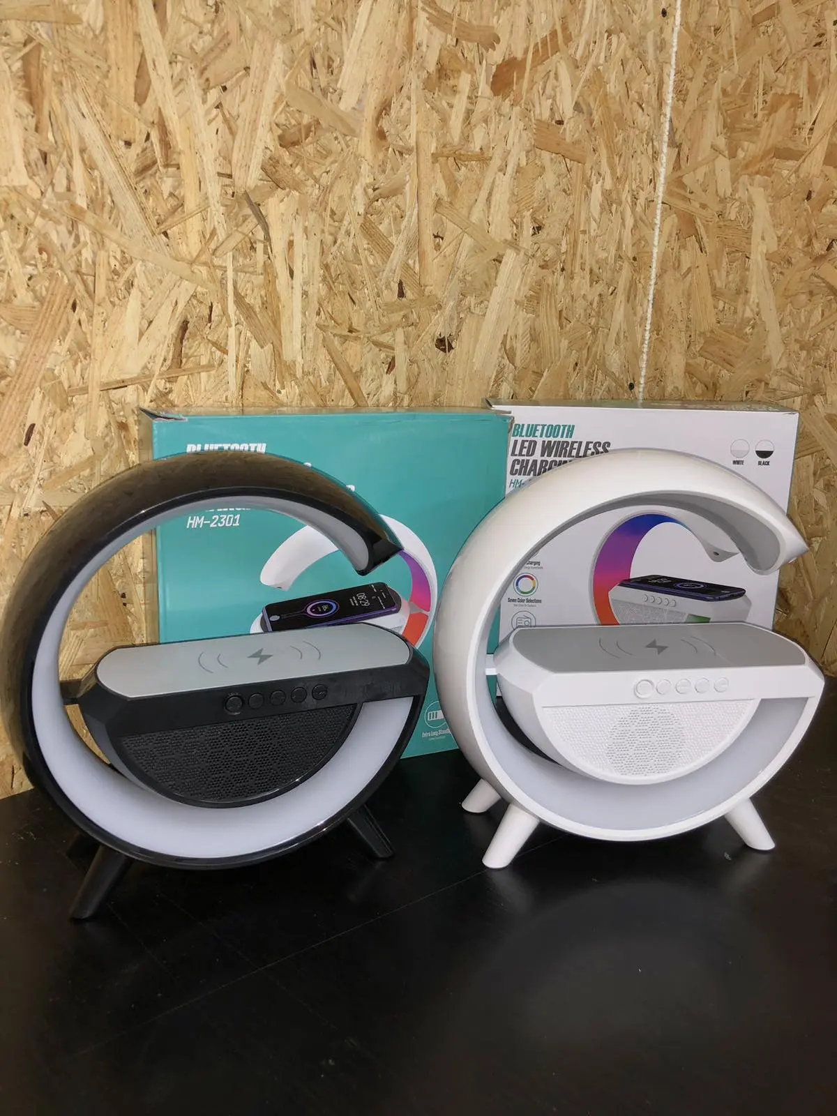 Розумний світильник/Нічник з бездротовою зарядкою для телефону/Bluetooth-колонка - Зображення 2