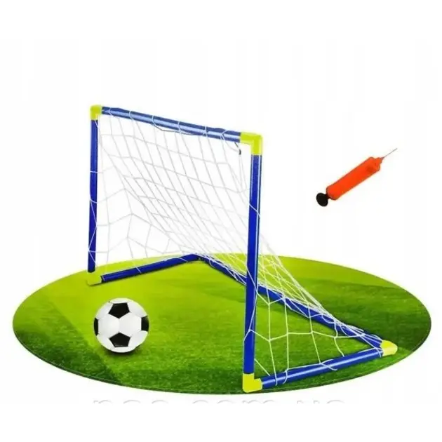 Ігровий набір Міні Футбол "Складні ФУТБОЛЬНІ ВОРОТА" 56см Anjanle Футбольний набір з насосом та м'ячем