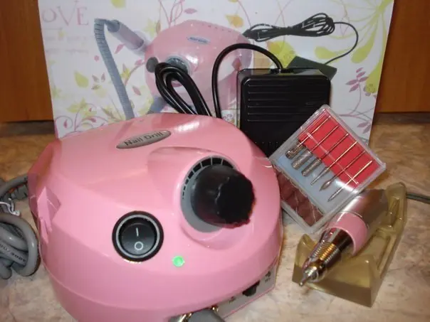 Фрезер для манікюру Nail Drill US-202, на 35000 оборотів - Зображення 6