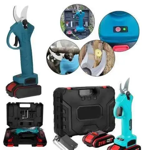 Безщітковий акумуляторний секатор DMT65BL-5552 (36V 5Ah) Садовий АКБ секатор з дисплеєм 30мм lv