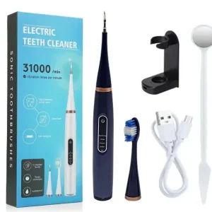 чорний Скалер ультразвуковий для чищення зубів FG SK1 3 насадки/3 швидкості + підсвічування