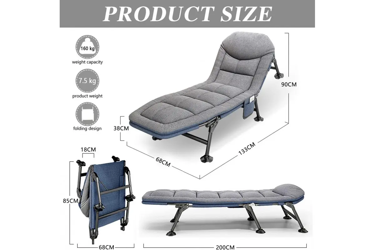 Розкладне ліжко з ніжками/розкладачка - Зображення 3