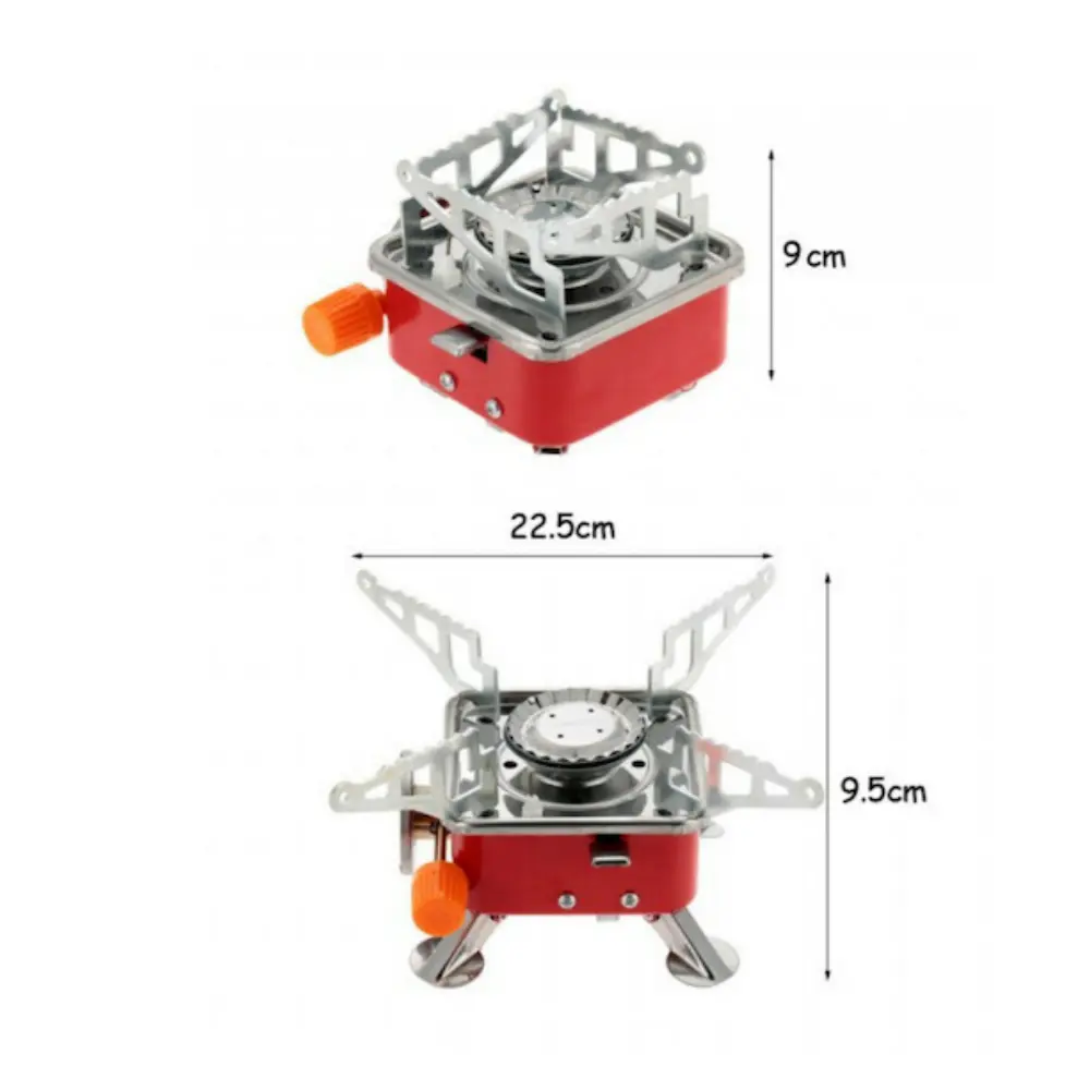 Портативна газова плитка Portable Card Type Stove K-202 - Зображення 9