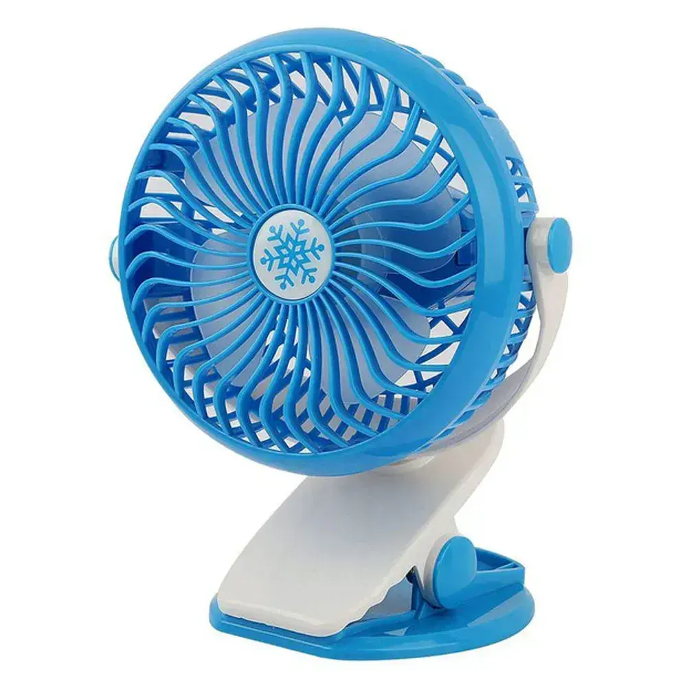 Акумуляторний міні-вентилятор з прищіпкою, USB, LY-582 / Настільний вентилятор / Вентилятор на стіл - Зображення 3